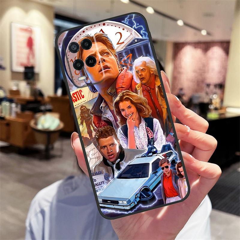 Чехол Назад в будущее Для Oppo A17 A77 A80 A40 A60 A98 A78 A18 A38 A58 A16 A76 A96 A74 A94 A54 A57S A15 Обложка