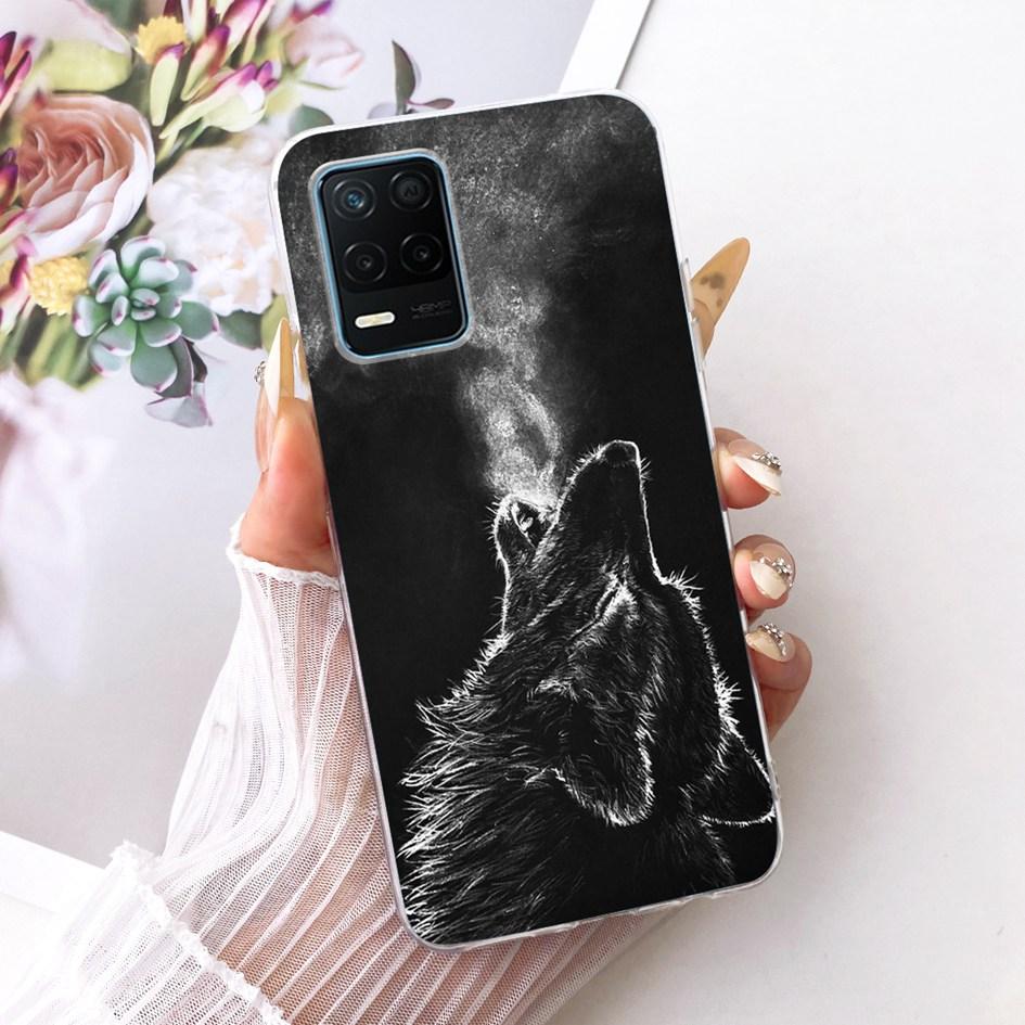 For Realme 8 8s 5G Case RMX3241 RMX3381 Cover Cool Fashion Cartoon Silicone Soft TPU Bumper For Realme Narzo 30 5G RMX3242 Funda