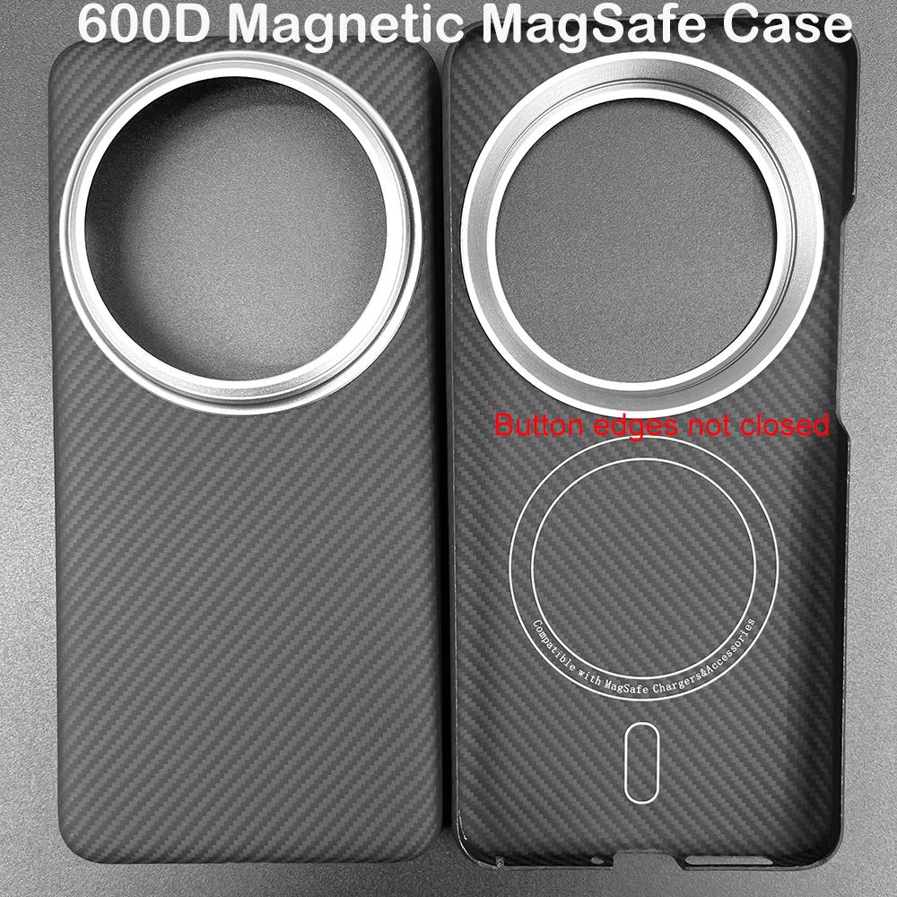 Magnetic Case for Xiaomi 15 Ultra MagSafe Case Carbon Aramid Fiber Case Ultra-Thin Lightweight Slim Cover for Xiaomi 15 Ultra