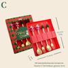 Cartoon Christmas Stainless Steel Cutlery Set: Colorful Spoon & Fork