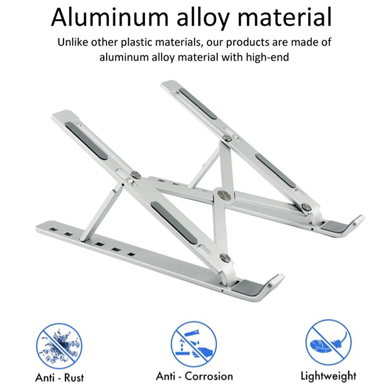 Xiaomi Adjustable Laptop Stand Aluminum for Macbook Adjustable Portable More Stabe Laptop Stand Cooling Stand Foldable Notebook Holder