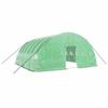 Green Steel Frame Greenhouse 36 m² 6 x 6 x 2.85 m