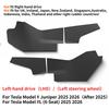 Anti-dirt Protective Pad For Tesla Model YL 6-Seat 2026+ Model Y Juniper Central Control Side Anti Kick Pad TPE Accessories