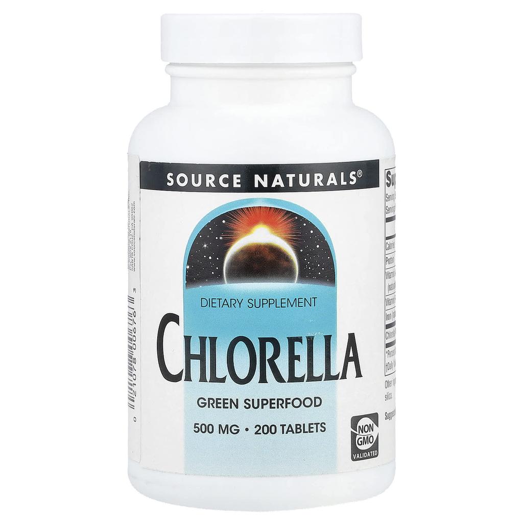 Chlorella, 500 Mg, 200 Tablets