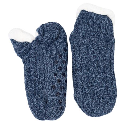 1 пара нескользящих носков для пола, теплые, комфортные, влагоотводящие, уютные, с флисовой подкладкой, вязаные, регулируемые, домашние носки-тапочки, праздничный подарок, зимние носки