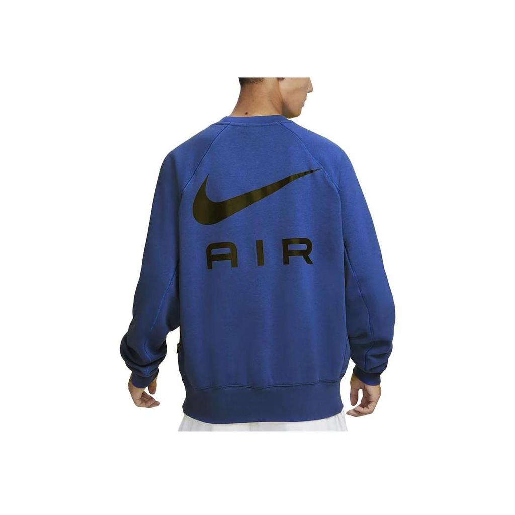 Nike Air Fleece Crew Sweatshirt Men Blue FB7204-480