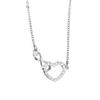 Бесконечная любовь вспышка бриллиантовое ожерелье любовь Tide Design Sense Hollow 8 фигурка кулон сердце ключичная цепочка