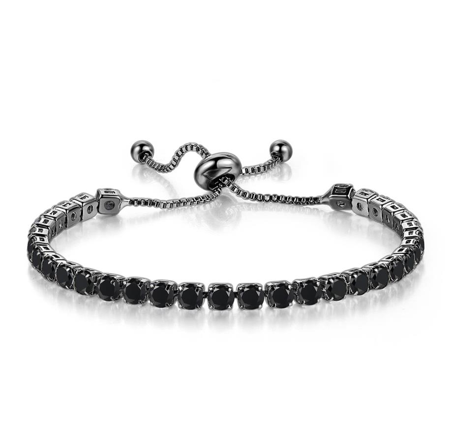 Регулируемые разноцветные теннисные браслеты с камнями по месяцу рождения для женщин 4 мм Хрустальный браслет-цепочка на руку для девочек Модные ювелирные аксессуары H133