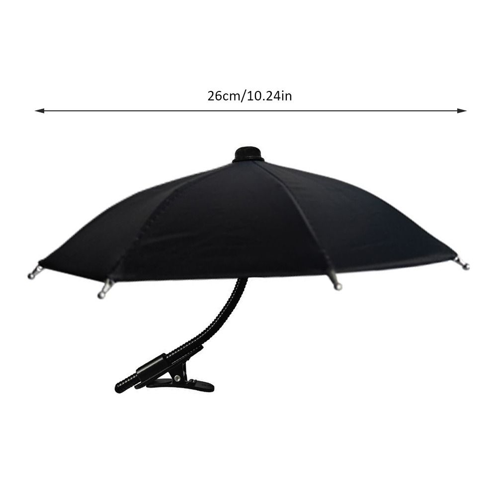 With Clip Sunshade Phone Umbrella Anti-Glare Phone Fixed Clip Phone Water-Resistant Umbrella  Bike