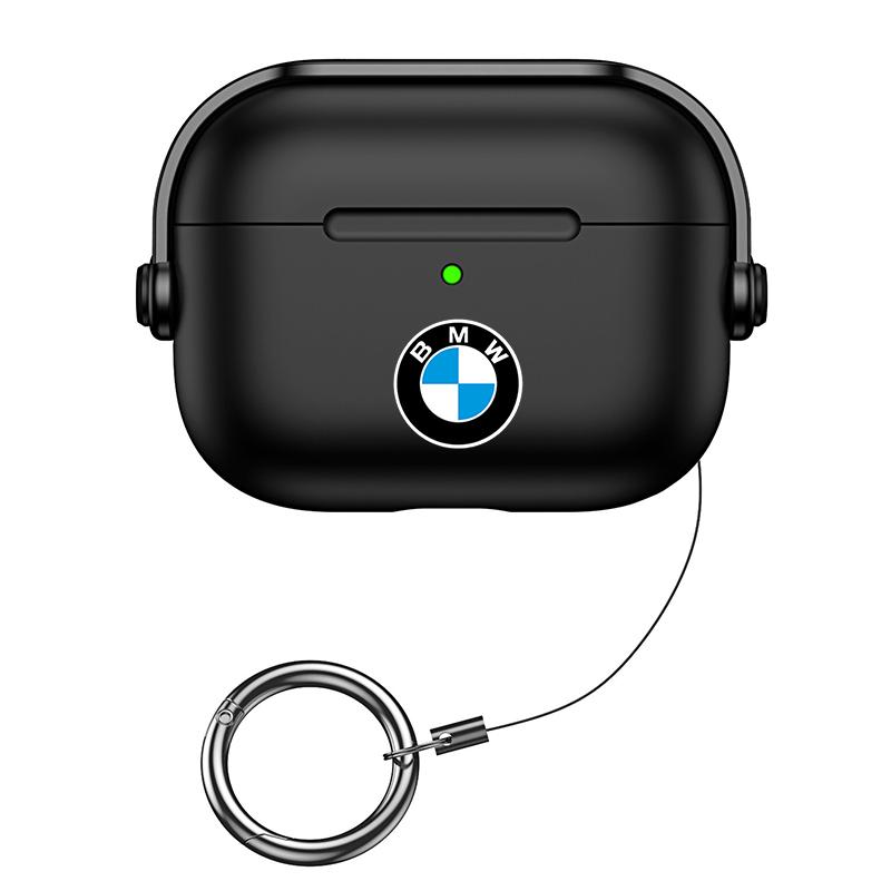 For BMW M Performance E46 E90 E60 360° Adjustable Wireless Bluetooth Earphone Case Air pods 1/2/3/4 Pro2 Soft Cover Key Case TS2