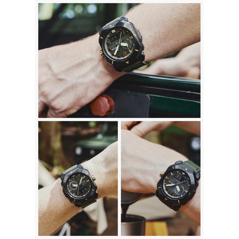 [Casio] Часы Protrek Climber Line Radio Solar Biomass Plastic PRW-6900Y-3JF мужские зеленые