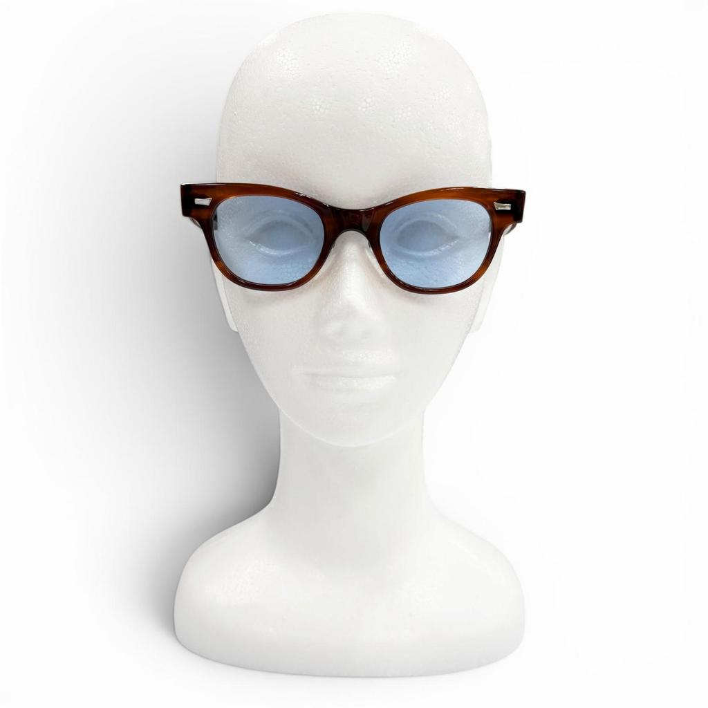 Excellent JULIUS TART OPTICAL sunglasses COUNTDOWN Clear brown mens Used