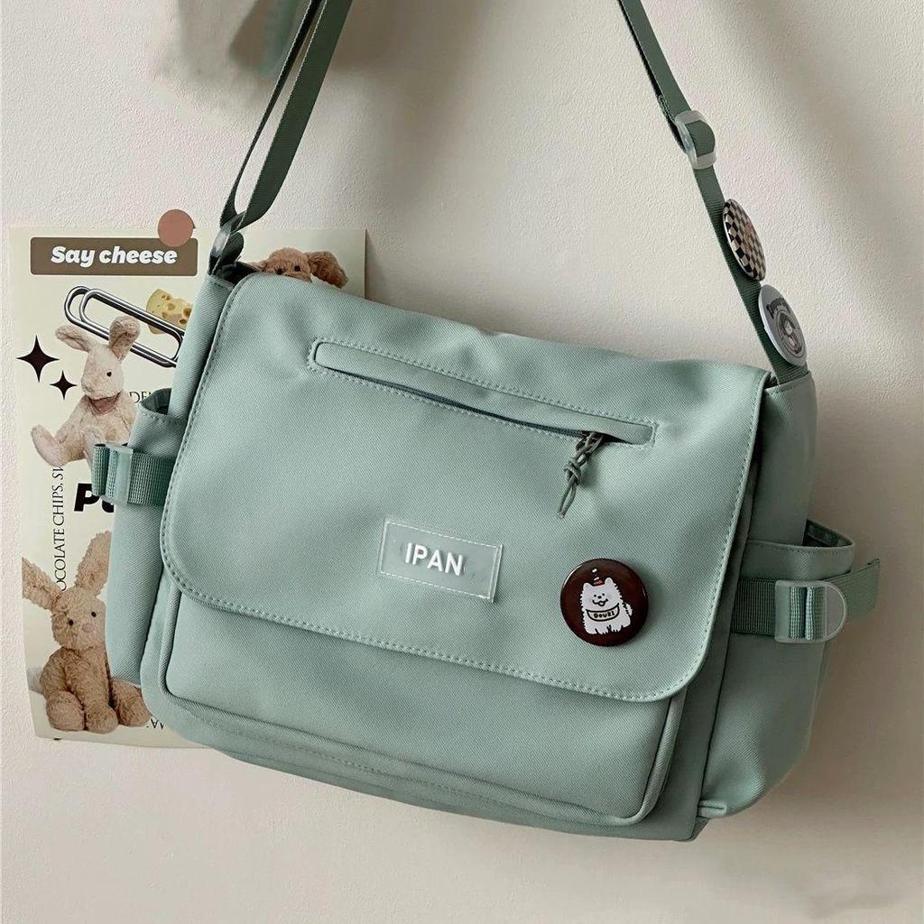 Повседневная студенческая сумка-мессенджер большой вместимости - в японском стиле, в корейском стиле