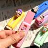 6CPS New Hunting Witch Group Push-Pull Eraser Cartoon Witch Pencil Eraser No Shavings Student Learning Stationery Gift