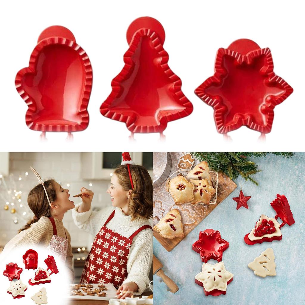 Формы для пирожков ручной работы Снежинка Рождественская елка Варежки Формы для карманных пирожков Осенняя форма для прессования карманных пирожков Осенняя форма для пирогов Форма для прессования теста