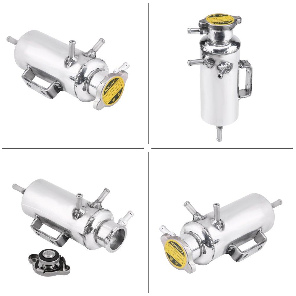 350ml Aluminum Radiator Coolant Car Radiator Coolant Coolant Tank for Cooling System Prevents Engine Crankcase Pressure Corrosion High Temperature