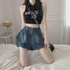 Spring 2023 Women's High Waist Retro Denim Skirt - Slim, Short, Hot Girl Summer Style