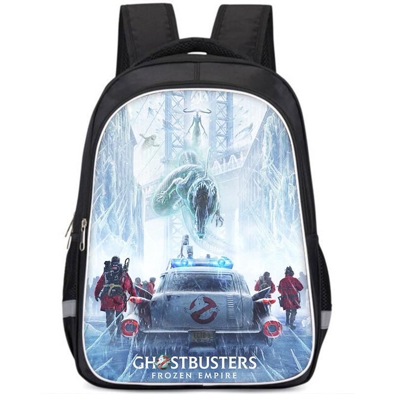 Durable Oxford Cloth Ghostbusters Frozen Empire School Backpack For Students