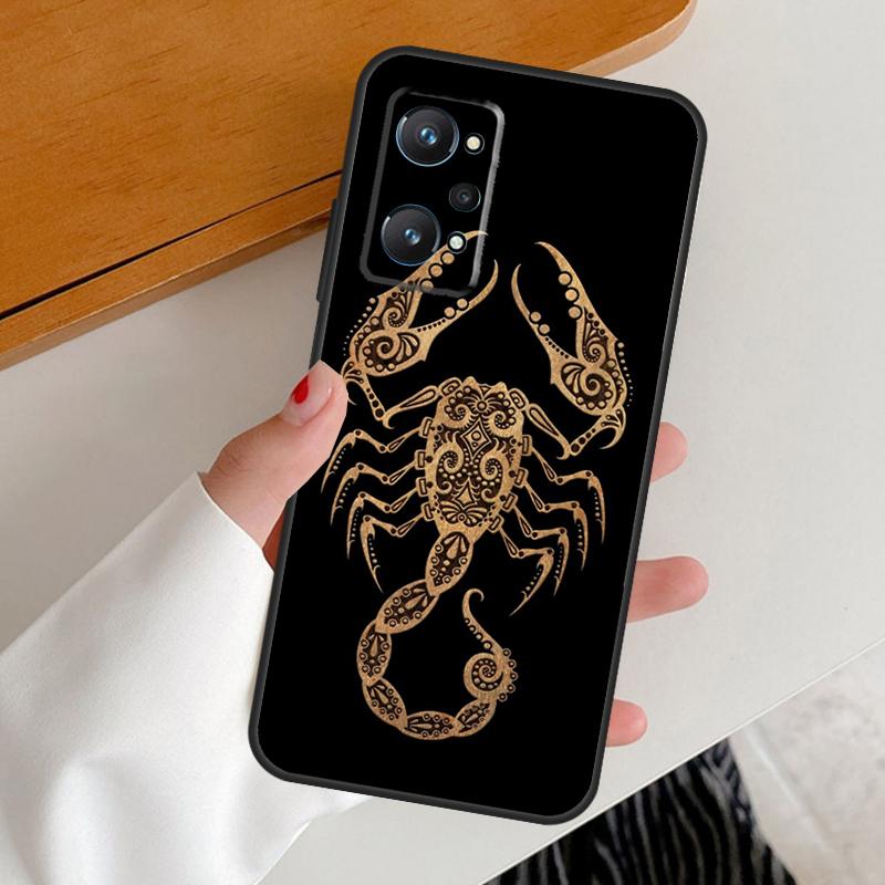 Знаки Зодиака Для Чехла Realme C67 C55 C53 C51 C35 C33 C31 C30 C25s C21Y GT Neo 6 GT5 9 10 11 12 Pro Plus