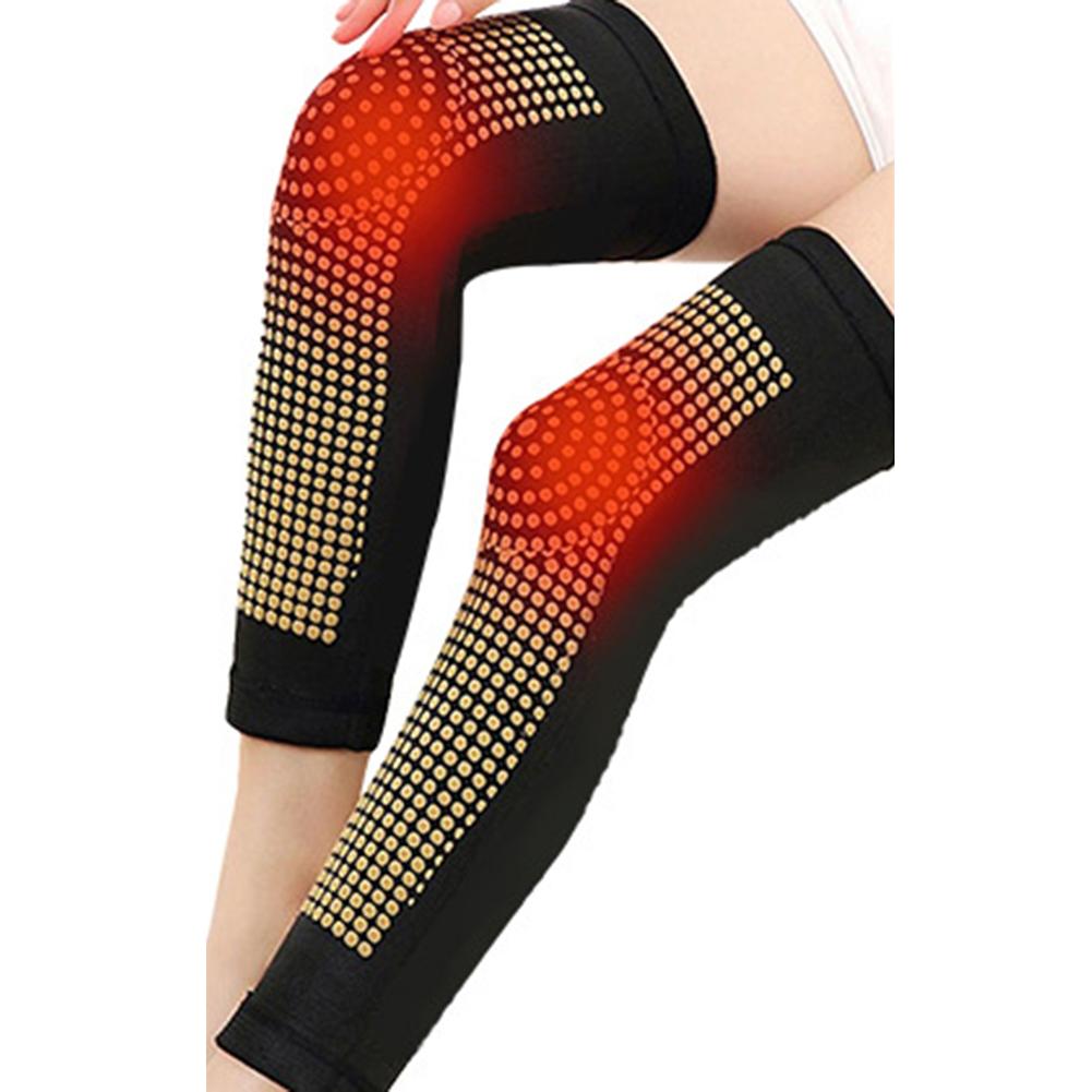 Self Heating Knee Pads Soft Therapy Knee Warmer Anti Slip Knee Sleeves Pain Relief Shaping Knee Pads for Autumn Winter