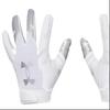 Under Armour F8 Football Gloves 'White Metallic Silver' Men's 1368851-100