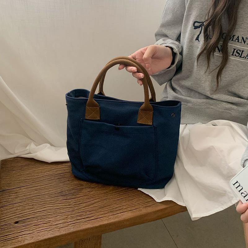 Canvas Bag Women's Tote Bag Women's Fashion Tote Bag Fabric Bag Japanese Bento Bag Women's Bag