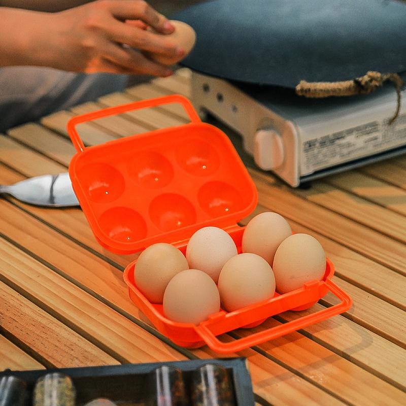 Outdoor Shockproof Egg Box Storage Box, Portable Camping Shatterproof Egg Tray, Home Plastic Protection Box, Travel Shatterproof