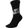 Jordan Crew Socks Men's Men's 1 Pack Black (Unisex) Crew Socks SK0112 010