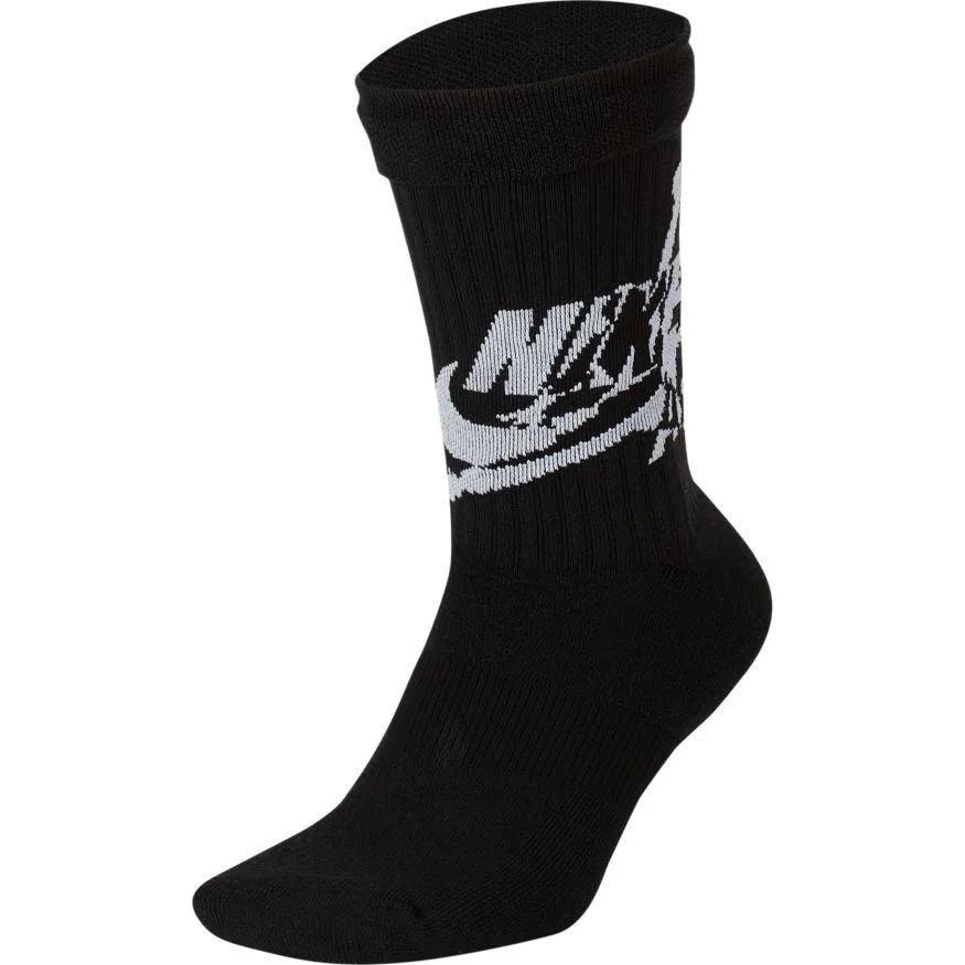 Jordan Crew Socks Men's Men's 1 Pack Black (Unisex) Crew Socks SK0112 010