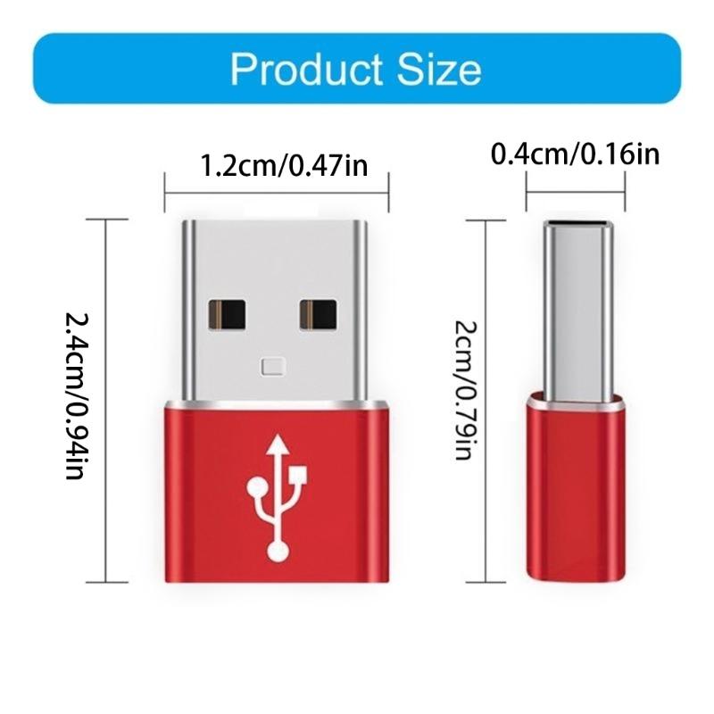 Металлический USB C Type C Папа к USB 3.0 Мама OTG Адаптер-конвертер для синхронизации данных и зарядки для камер, телефонов, ноутбуков