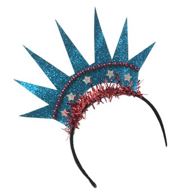 Праздничная Корона Богинь Liberty Женские Повязки на Голову на Хэллоуин Косплей Головной Убор для Парадов и Общественных Собраний