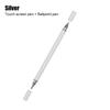 2 In 1 Stylus Pen for Mobile Phone Tablet Drawing Pen Capacitive Pencil Universal Touch Screen Pen for Pad Iphone Android Xiaomi