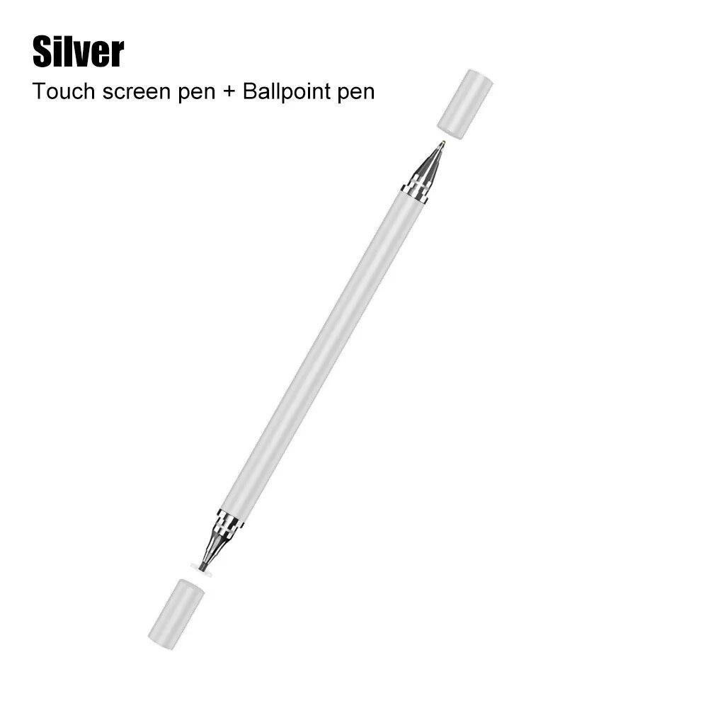 2 In 1 Stylus Pen for Mobile Phone Tablet Drawing Pen Capacitive Pencil Universal Touch Screen Pen for Pad Iphone Android Xiaomi