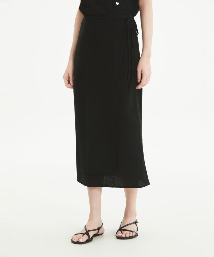 Roem Pleated Long Skirt Rmwhg38R12