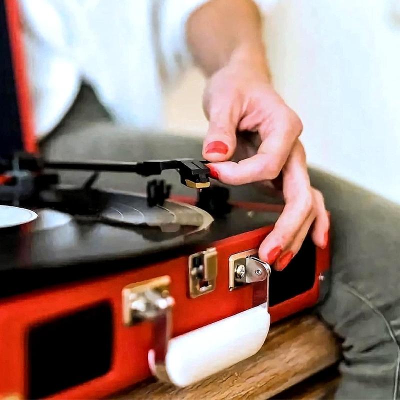 Щетка для чистки иглы проигрывателя с алмазным наконечником, деталь фонографа, замена иглы, пластиковая текстура для проигрывателей