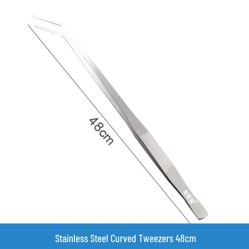 Longxiang Palace Aquarium Landscaping Set: Stainless Steel Tweezers, Feeding Tongs, and Wave Scissors for Aquatic Plants in Fish Tanks