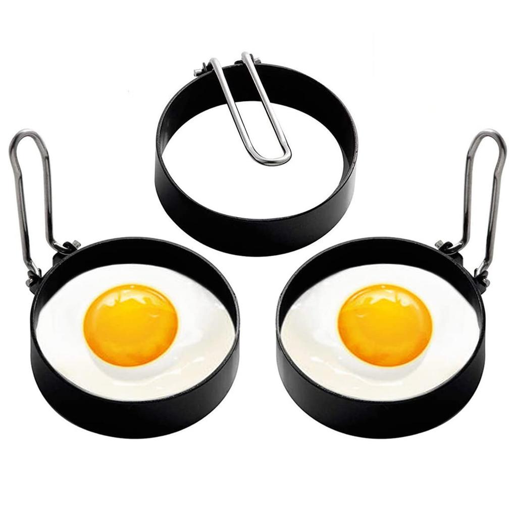 Egg Ring Round Egg Cooker Rings For Cooking Stainless Steel Non Stick Metal Circle Shaper Mold