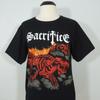 SACRIFICE Torment in Fire размер YOUTH Подростковая Футболка Черная Логотип Группы Унисекс Футболка