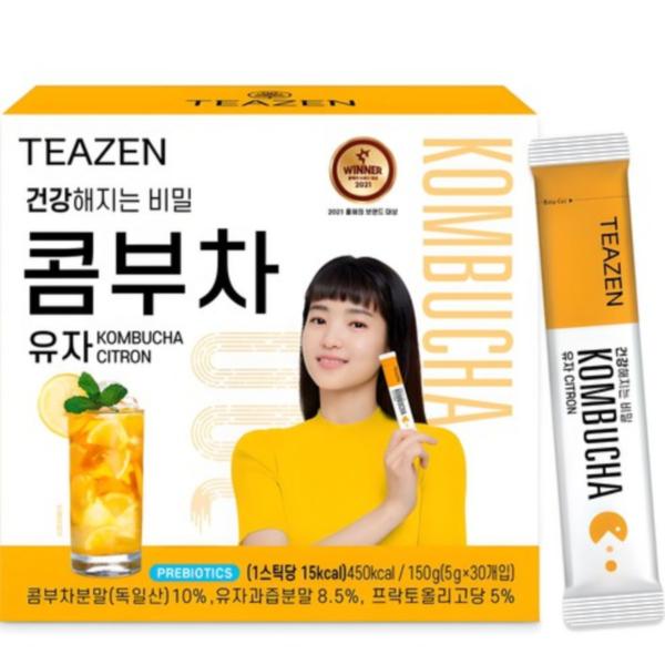 Teazen Teazen Kombucha со вкусом цитрона