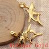 Vintage Shark Shaped Charms Alloy Charms For Bracelet Necklace Jewelry Making Supplies