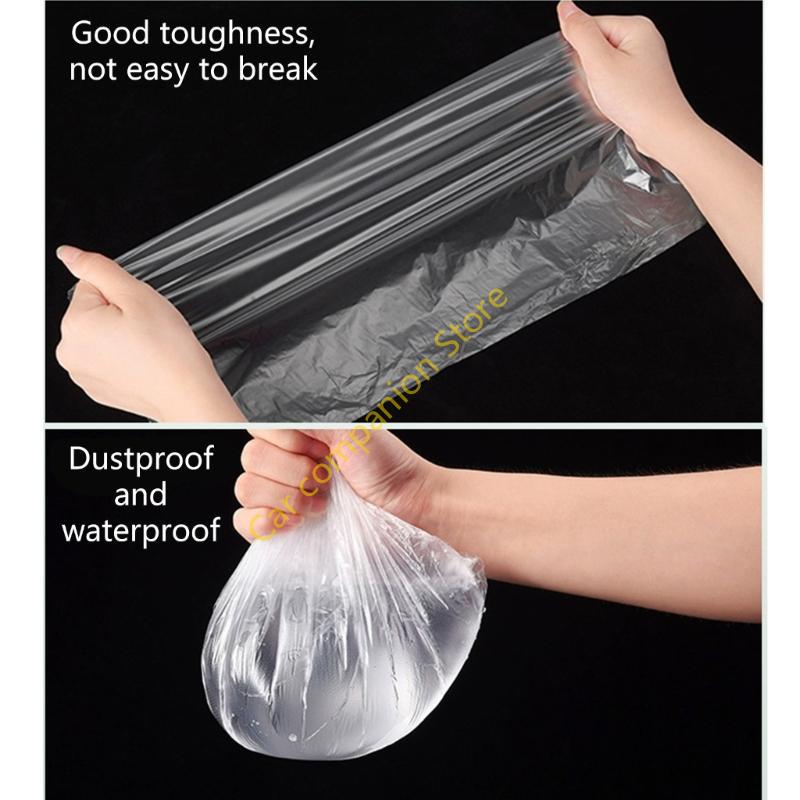 Plastic Cover Disposable Car Covers Vehicle Dustproof Covers 11UD