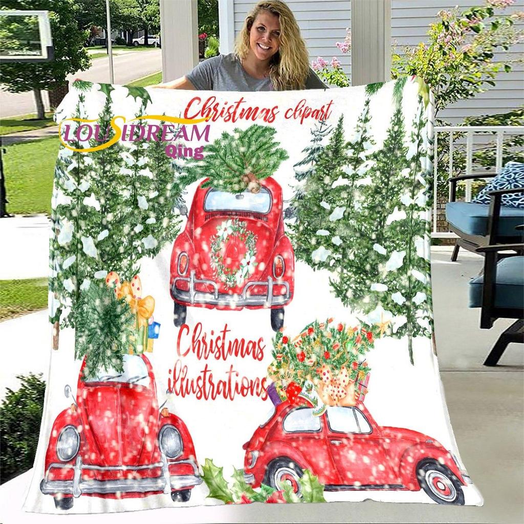 Одеяло с Рождеством, мягкое одеяло, пылезащитный чехол, диван-кровать, одеяла для взрослых, украшение для дома