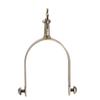 1 Pair Western Cowboy Spurs Vintage Zinc Alloy Rust Proof Horse Spurs with Rotatable Gear for Men