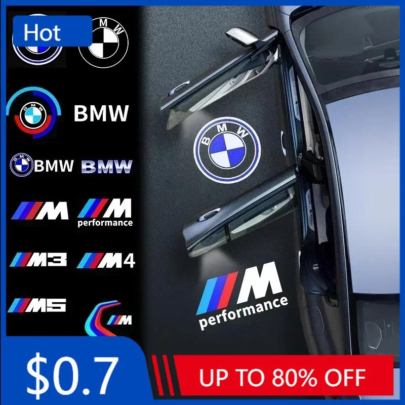 EPXZ7 NEW Hot For BMW M X3 X5 X6 2pcs Car Door Light Logo Accessori For BMW X1 X3 F25 M3 X2 E90 E91 E60 X5 X6 X7 E84 E83 E70 G30 G38