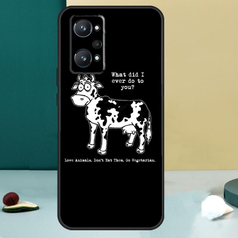 Веганская Вегетарианская Цитата Для Realme 11 10 12 13 14 Pro Plus GT 7 6 5 Pro GT 6T C67 C61 C53 C51 C21Y C25S C75 C55 Чехол