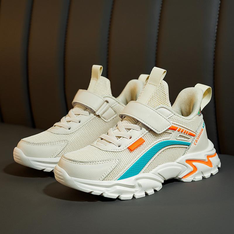 2025 Spring and Summer Classmates Middle and University Children Fashion Korean Version of Student Sports Shoes Campus White Shoes Boys and Girls Ru