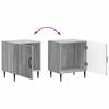 Nightstand Grey Sonoma 43 x 34.5 x 50 cm Engineered Wood