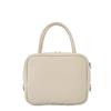 Genuine Cowhide Cube Commuter Bag [Gratante] 2-way Bag, Handbag, Women's Abb-g0066 (off-white)