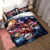Убийца демонов, подарок из аниме-мультфильма King Twin Double Детский комплект постельного белья из микрофибры или полиэстера Пододеяльник Покрывало с
