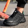 High Quality Indestructible Safety Shoes Men Work Sneakers Light Security Boots Men Puncture-Proof Work Boots Steel Toe Shoes